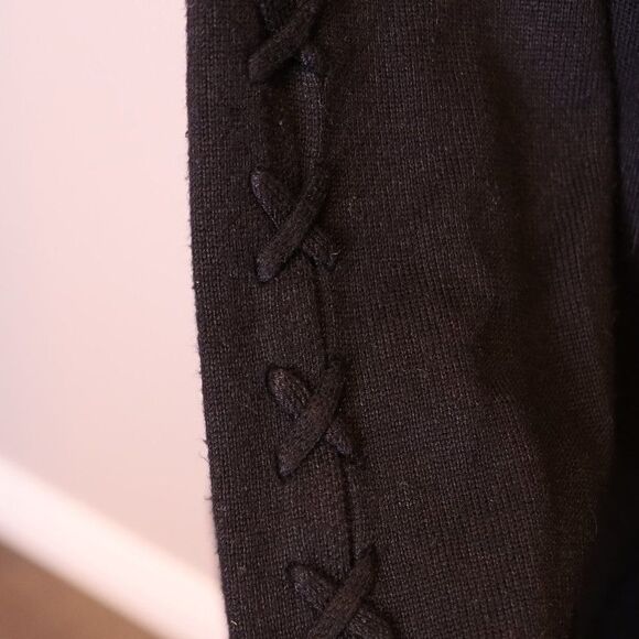Black Nordstrom Longline Cardigan Sz M - Picture 6 of 8